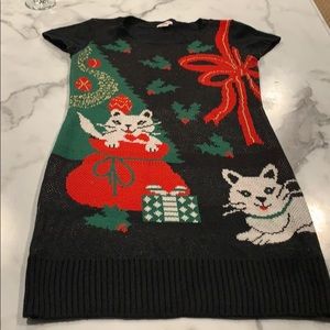 “Ugly” Christmas sweater dress
